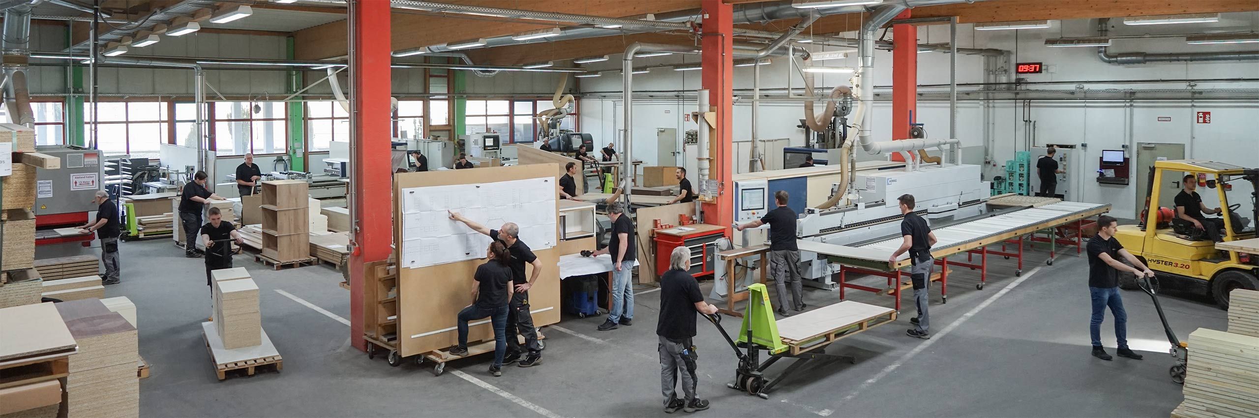 the carpentry of Appia Contract GmbH