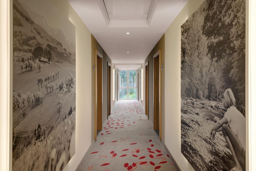 Hotel hallway Kothmuehle