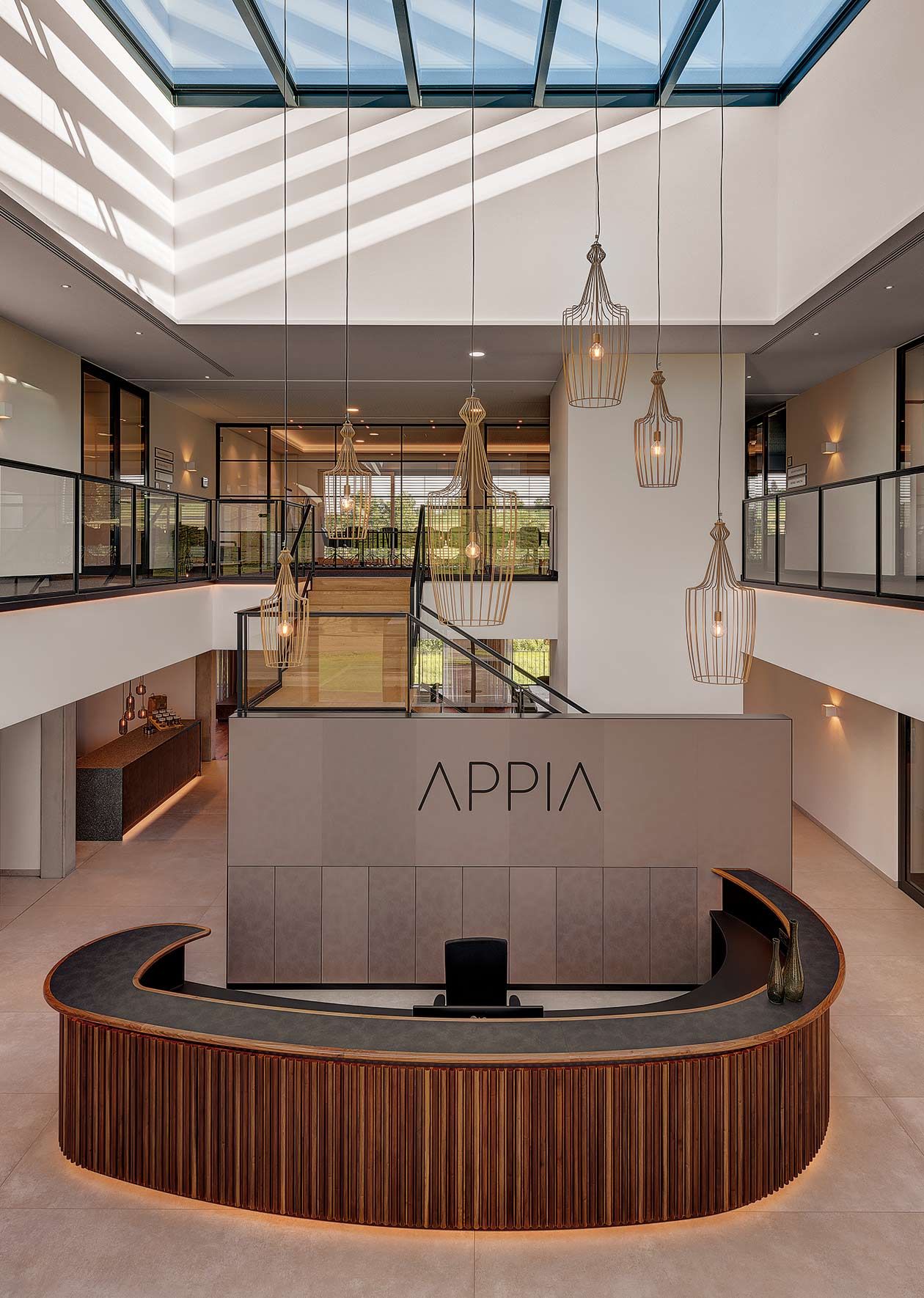 Empfang der Firmenzentrale von Appia