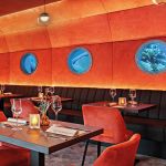 virtuelles Aquarium im Restaurant Uferpark 57 Überlingen